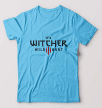 Load image into Gallery viewer, Witcher T-Shirt for Men-Light Blue-Ektarfa.online
