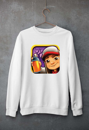Subway Surfers Unisex Sweatshirt for Men/Women-White-Ektarfa.online