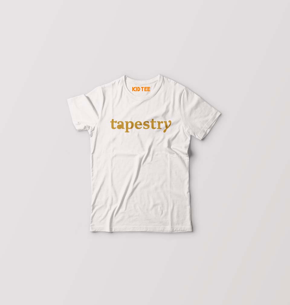 Tapestry Kids T-Shirt for Boy/Girl-White-Ektarfa.online