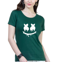 Load image into Gallery viewer, Marshmello T-Shirt for Women-Dark Green-Ektarfa.online
