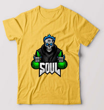 Load image into Gallery viewer, Battlegrounds Mobile India (BGMI) T-Shirt for Men-Golden Yellow-Ektarfa.online
