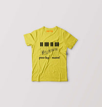 Load image into Gallery viewer, Piano Kids T-Shirt for Boy/Girl-Yellow-Ektarfa.online
