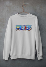 Load image into Gallery viewer, One Piece Unisex Sweatshirt for Men/Women-S(40 Inches)-Grey Melange-Ektarfa.online
