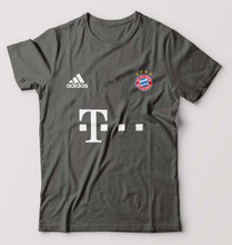 Load image into Gallery viewer, FC Bayern Munich 2021-22 T-Shirt for Men-S(38 Inches)-Charcoal-Ektarfa.online
