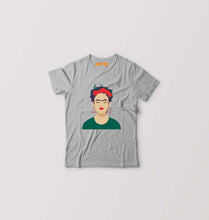 Load image into Gallery viewer, Frida Kahlo Kids T-Shirt for Boy/Girl-Grey-Ektarfa.online
