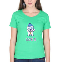 Load image into Gallery viewer, Swag T-Shirt for Women-Flag Green-Ektarfa.online
