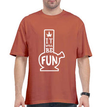 Load image into Gallery viewer, Bong Oversized T-Shirt for Men-Coral-Ektarfa.online
