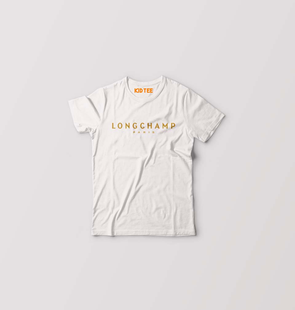 Longchamp Kids T-Shirt for Boy/Girl-0-1 Year(20 Inches)-White-Ektarfa.online