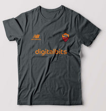 Load image into Gallery viewer, A.S. Roma 2021-22 T-Shirt for Men-S(38 Inches)-Steel grey-Ektarfa.online
