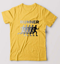 Load image into Gallery viewer, Runner Running T-Shirt for Men-Yellow-Ektarfa.online
