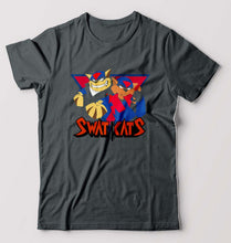 Load image into Gallery viewer, Swat Kats T-Shirt for Men-S(38 Inches)-Steel Grey-Ektarfa.online
