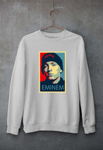 Load image into Gallery viewer, EMINEM Unisex Sweatshirt for Men/Women-S(40 Inches)-Grey Melange-Ektarfa.online
