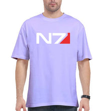 Load image into Gallery viewer, N7 Oversized T-Shirt for Men-Lavender-Ektarfa.online
