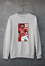 Load image into Gallery viewer, David Beckham Unisex Sweatshirt for Men/Women-S(40 Inches)-Grey Melange-Ektarfa.online
