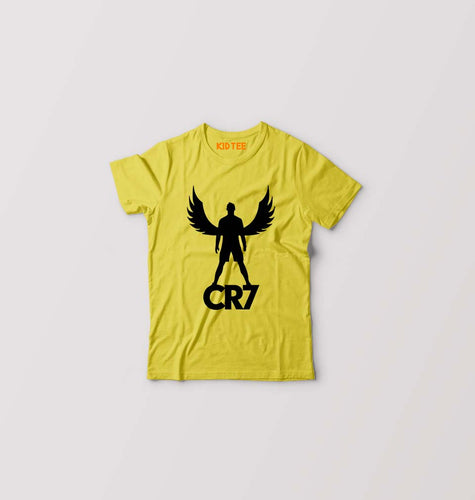 Cristiano Ronaldo CR7 Kids T-Shirt for Boy/Girl-0-1 Year(20 Inches)-Yellow-Ektarfa.online