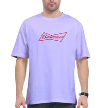 Load image into Gallery viewer, Budweiser Oversized T-Shirt for Men-Lavender-Ektarfa.online
