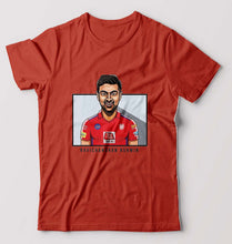 Load image into Gallery viewer, Ravichandran Ashwin T-Shirt for Men-S(38 Inches)-Brick Red-Ektarfa.online
