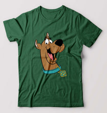 Load image into Gallery viewer, Scooby Doo T-Shirt for Men-S(38 Inches)-Bottle Green-Ektarfa.online
