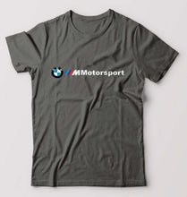 Load image into Gallery viewer, BMW Motorsport T-Shirt for Men-S(38 Inches)-Charcoal-Ektarfa.online
