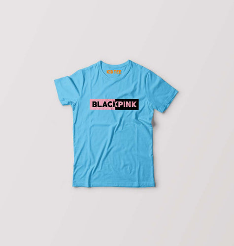 BLACKPINK Kids T-Shirt for Boy/Girl-Light Blue-Ektarfa.online