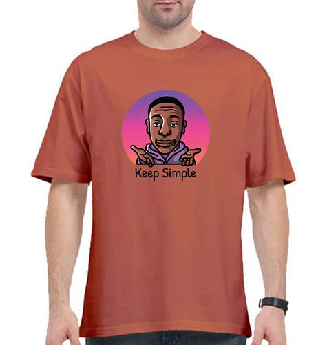 Khaby Lame Oversized T-Shirt for Men-Coral-Ektarfa.online