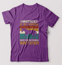 Load image into Gallery viewer, Horse T-Shirt for Men-Purple-Ektarfa.online
