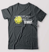 Load image into Gallery viewer, Tennis T-Shirt for Men-Steel grey-Ektarfa.online
