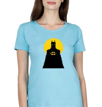 Load image into Gallery viewer, Batman Superhero T-Shirt for Women-SkyBlue-Ektarfa.online
