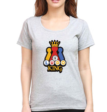 Load image into Gallery viewer, Ludo King T-Shirt for Women-XS(32 Inches)-Grey Melange-Ektarfa.online
