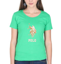 Load image into Gallery viewer, Polo T-Shirt for Women-flag green-Ektarfa.online
