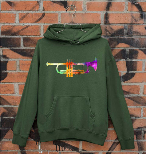 Trumpet Unisex Hoodie for Men/Women-Dark Green-Ektarfa.online