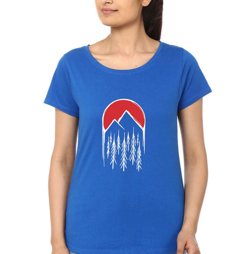 Twin Peaks T-Shirt for Women-Royal Blue-Ektarfa.online
