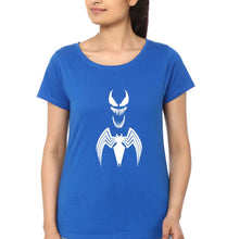 Load image into Gallery viewer, Venom Spiderman Superhero T-Shirt for Women-Royal Blue-Ektarfa.online
