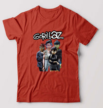 Load image into Gallery viewer, Gorillaz T-Shirt for Men-Brick Red-Ektarfa.online
