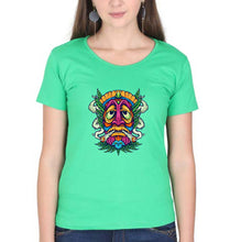 Load image into Gallery viewer, Weed Joint Stoned T-Shirt for Women-XS(32 Inches)-Flag Green-Ektarfa.online
