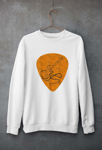 Guitar Unisex Sweatshirt for Men/Women-White-Ektarfa.online