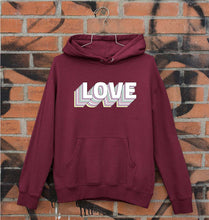 Load image into Gallery viewer, Love Unisex Hoodie for Men/Women-S(40 Inches)-Maroon-Ektarfa.online
