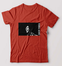 Load image into Gallery viewer, Chick Corea T-Shirt for Men-Brick Red-Ektarfa.online
