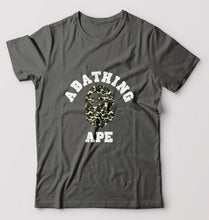 Load image into Gallery viewer, A Bathing Ape T-Shirt for Men-S(38 Inches)-Charcoal-Ektarfa.online
