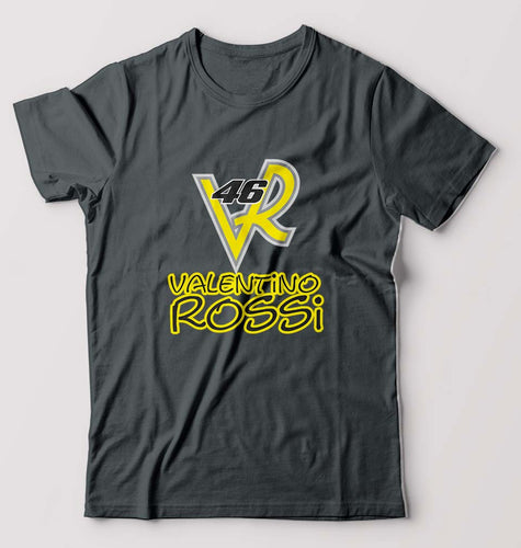 Valentino Rossi(VR 46) T-Shirt for Men-Steel grey-Ektarfa.online