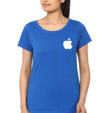 Load image into Gallery viewer, Apple T-Shirt for Women-Royal Blue-Ektarfa.online
