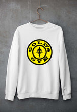 Load image into Gallery viewer, Gold&#39;s Gym Unisex Sweatshirt for Men/Women-S(40 Inches)-White-Ektarfa.online
