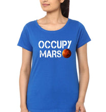 Load image into Gallery viewer, Occupy Mars Elon Musk T-Shirt for Women-Royal Blue-Ektarfa.online
