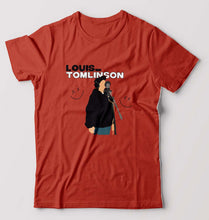 Load image into Gallery viewer, Louis Tomlinson T-Shirt for Men-Brick Red-Ektarfa.online
