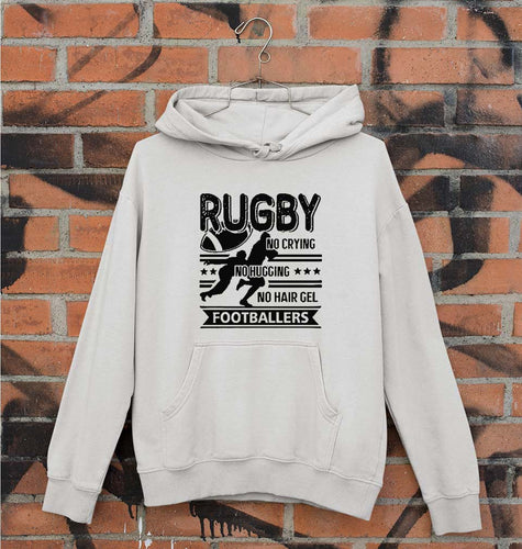 Rugby Unisex Hoodie for Men/Women-Grey Melange-Ektarfa.online