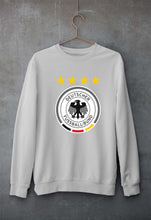 Load image into Gallery viewer, Germany Football Unisex Sweatshirt for Men/Women-S(40 Inches)-Grey Melange-Ektarfa.online
