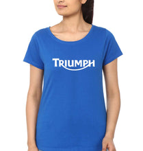 Load image into Gallery viewer, Triumph T-Shirt for Women-Royal Blue-Ektarfa.online
