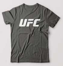 Load image into Gallery viewer, UFC T-Shirt for Men-S(38 Inches)-Charcoal-Ektarfa.online
