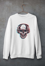 Load image into Gallery viewer, Skull Unisex Sweatshirt for Men/Women-White-Ektarfa.online
