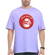 Load image into Gallery viewer, Karl Marx Oversized T-Shirt for Men-Lavender-Ektarfa.online
